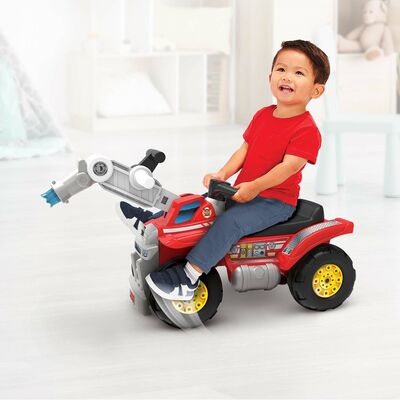Fisher-Price Pull Back Big Action Brannbil
