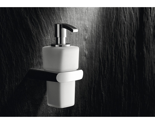 Schuimzeepdispenser KEUCO Elegance 11653019000 chroom/mat opaalglas