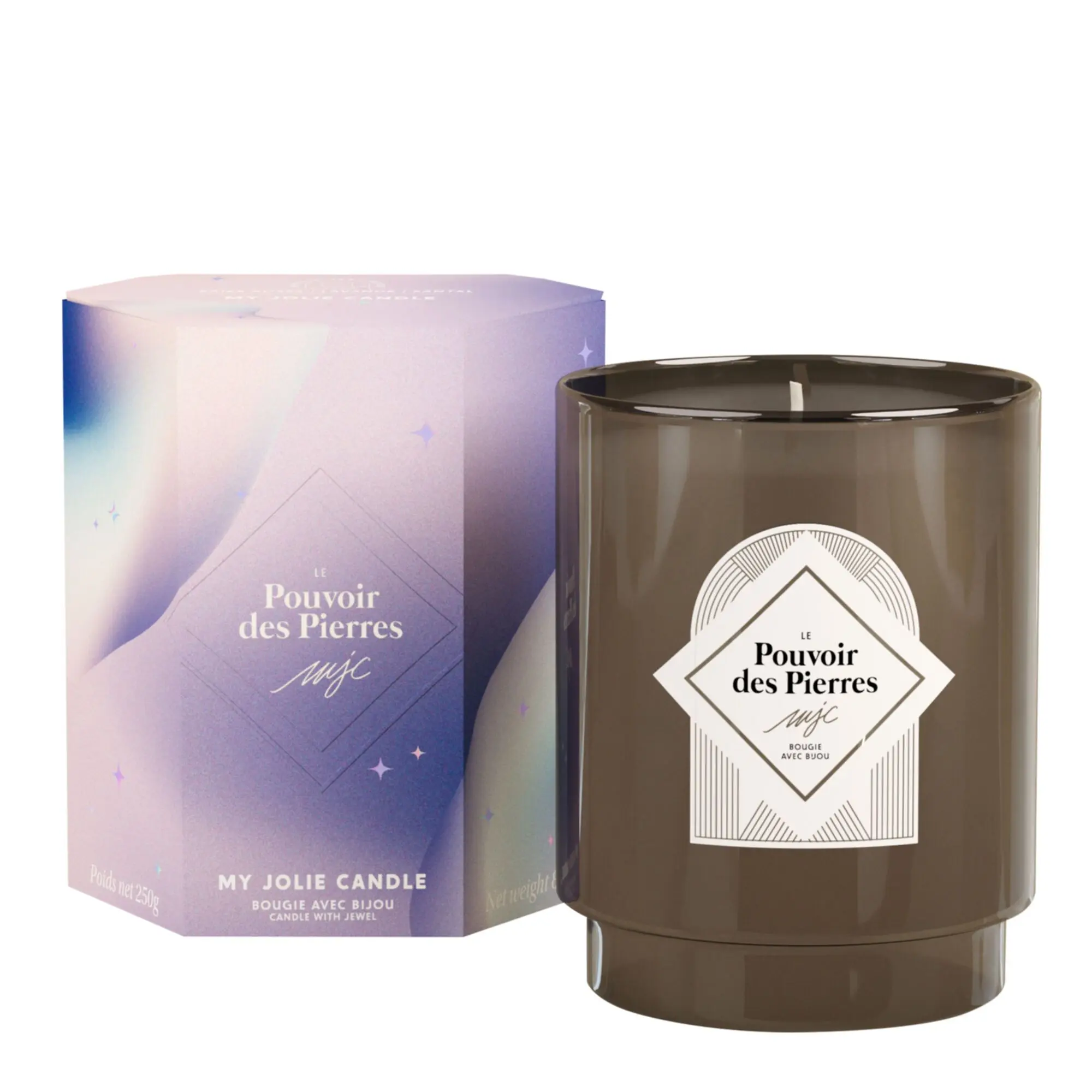 My Jolie Candle - Pouvoir des Pierres Bougie Bijou Parfumée - Collier Or- Bougie