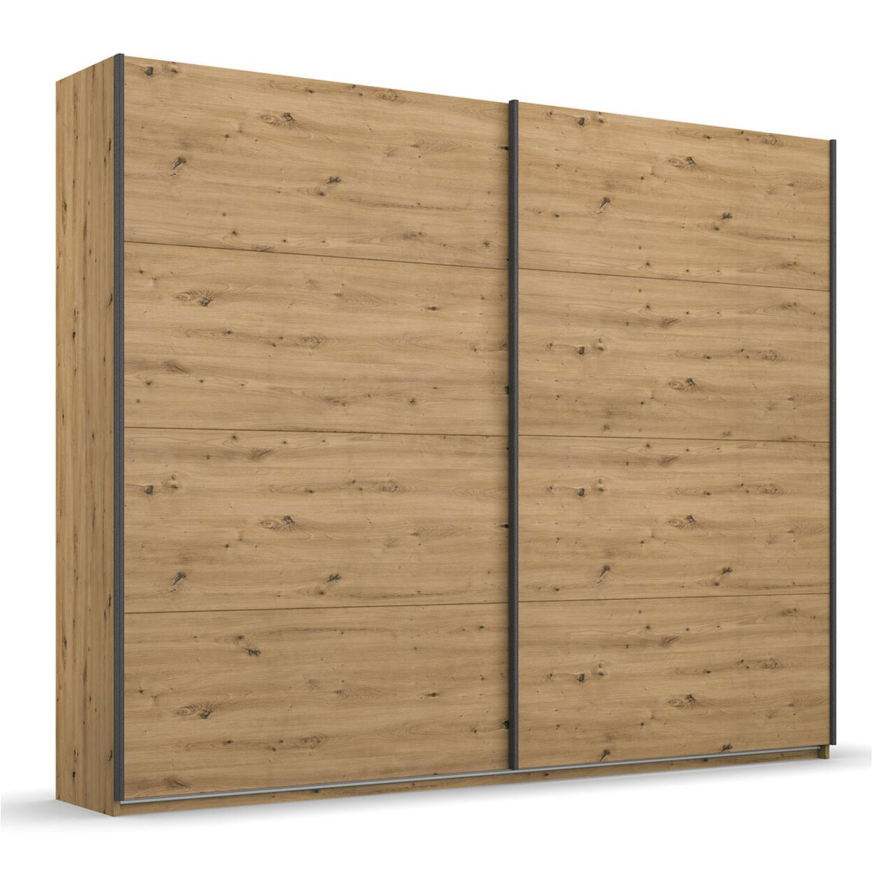 Schwebetürenschrank - Artisan Eiche - 2 Türen - 226 cm