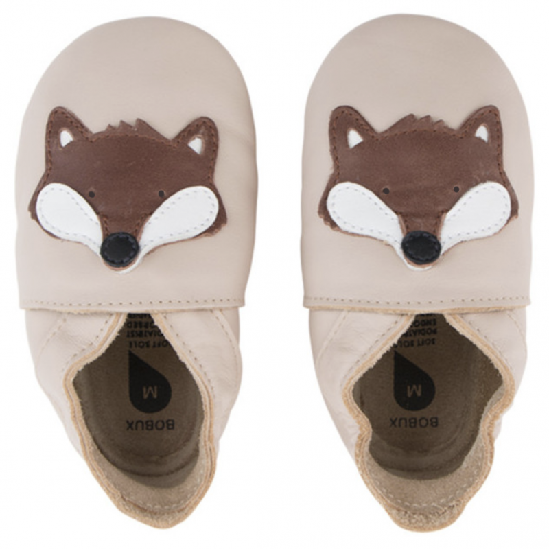 Bobux Bobux chaussons Renard crème