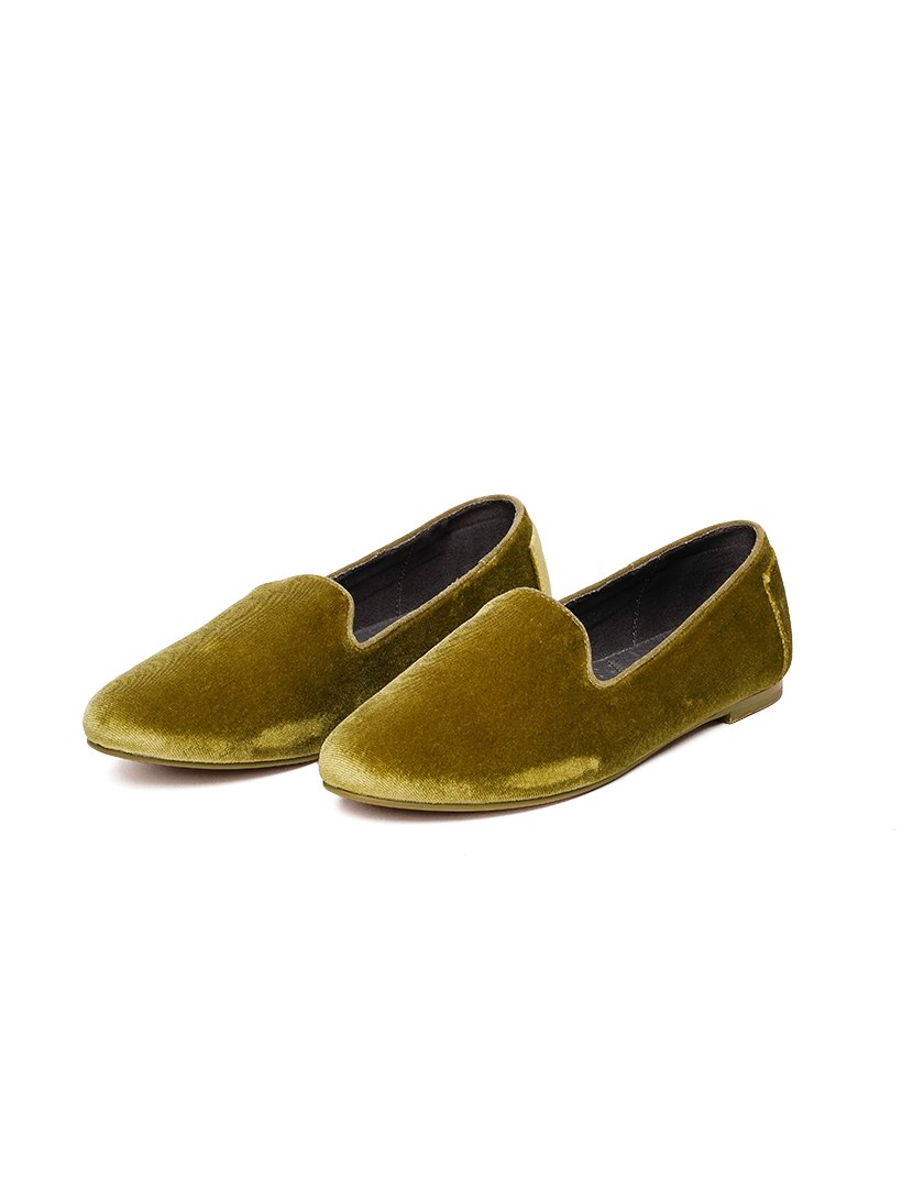 Ladies' Velvet Slipper Sycamore Green