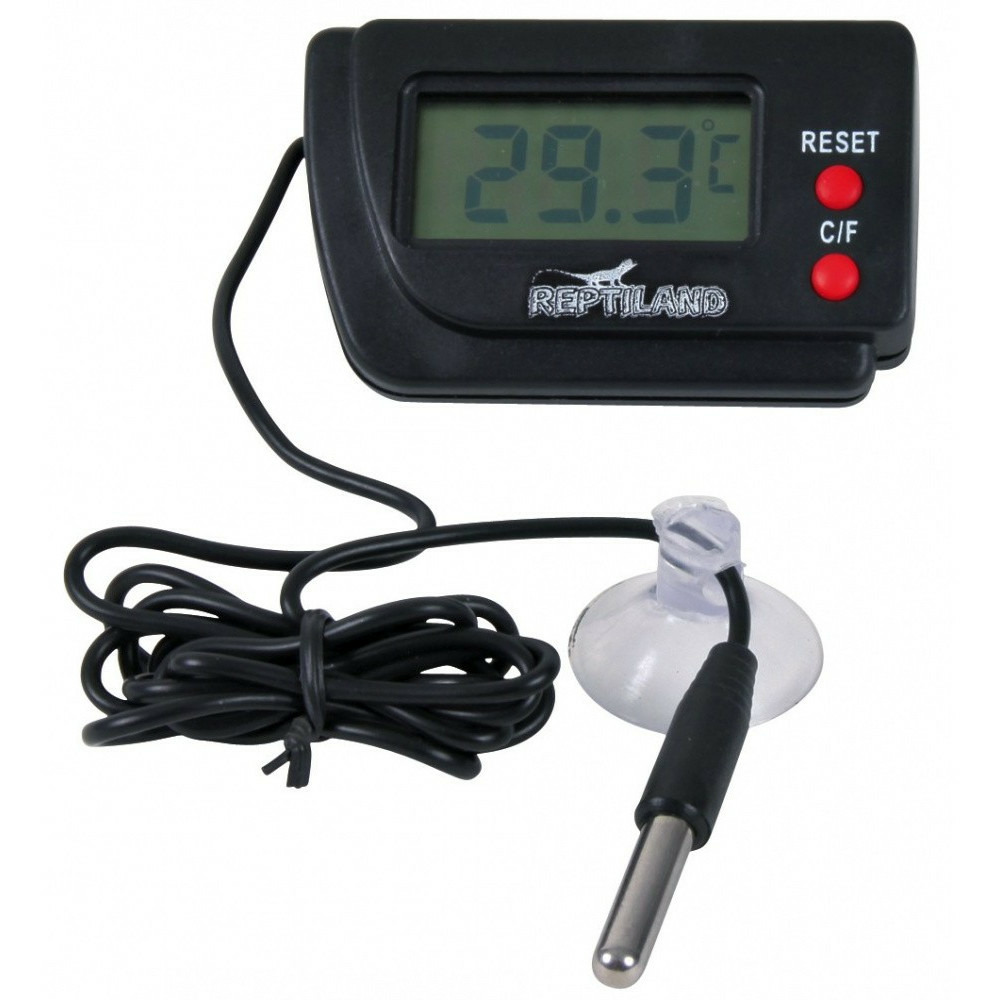 Thermomètre digital avec sonde- terrarium.