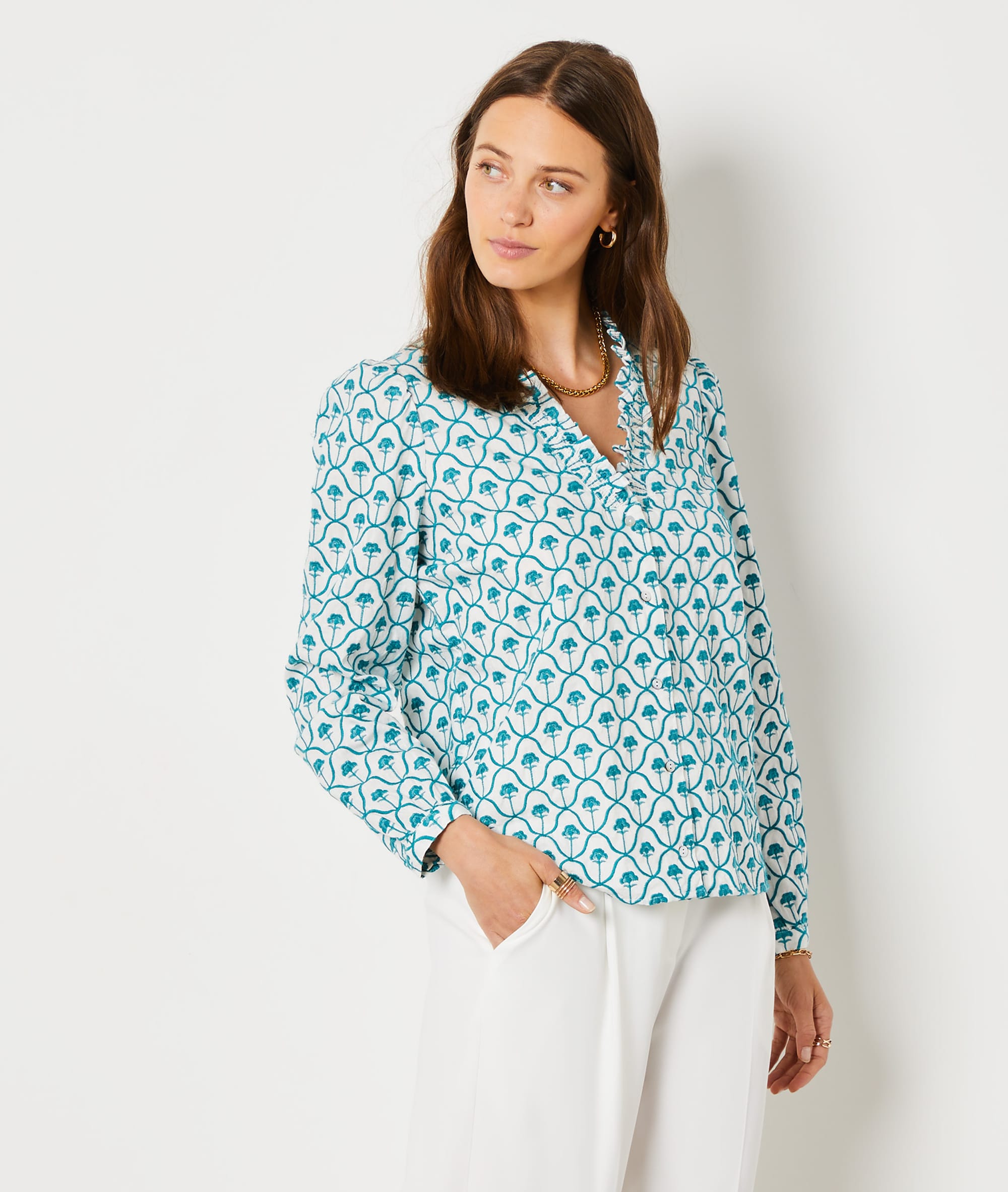 Chemise imprimée