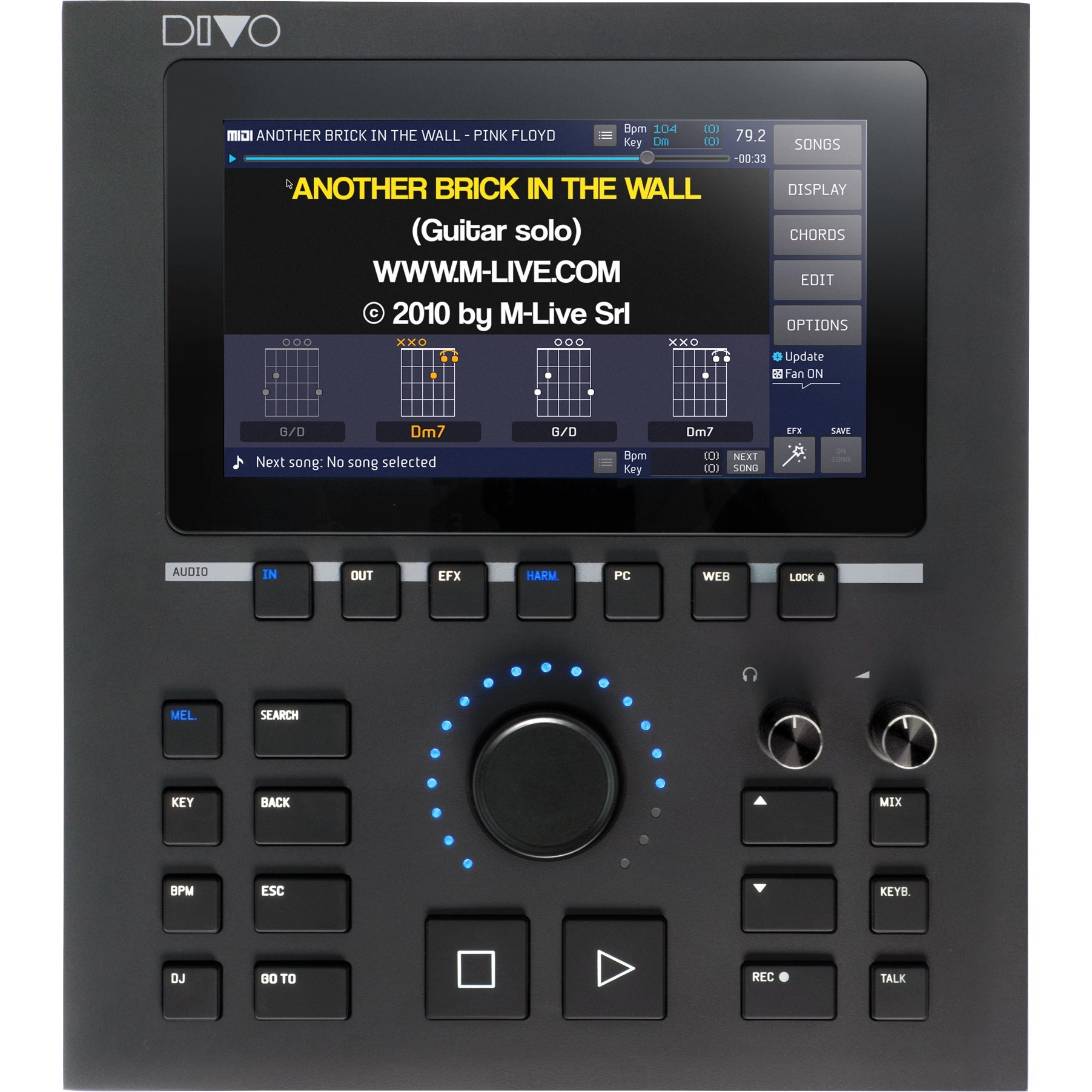 M-Live Divo Plus 128 backing track player