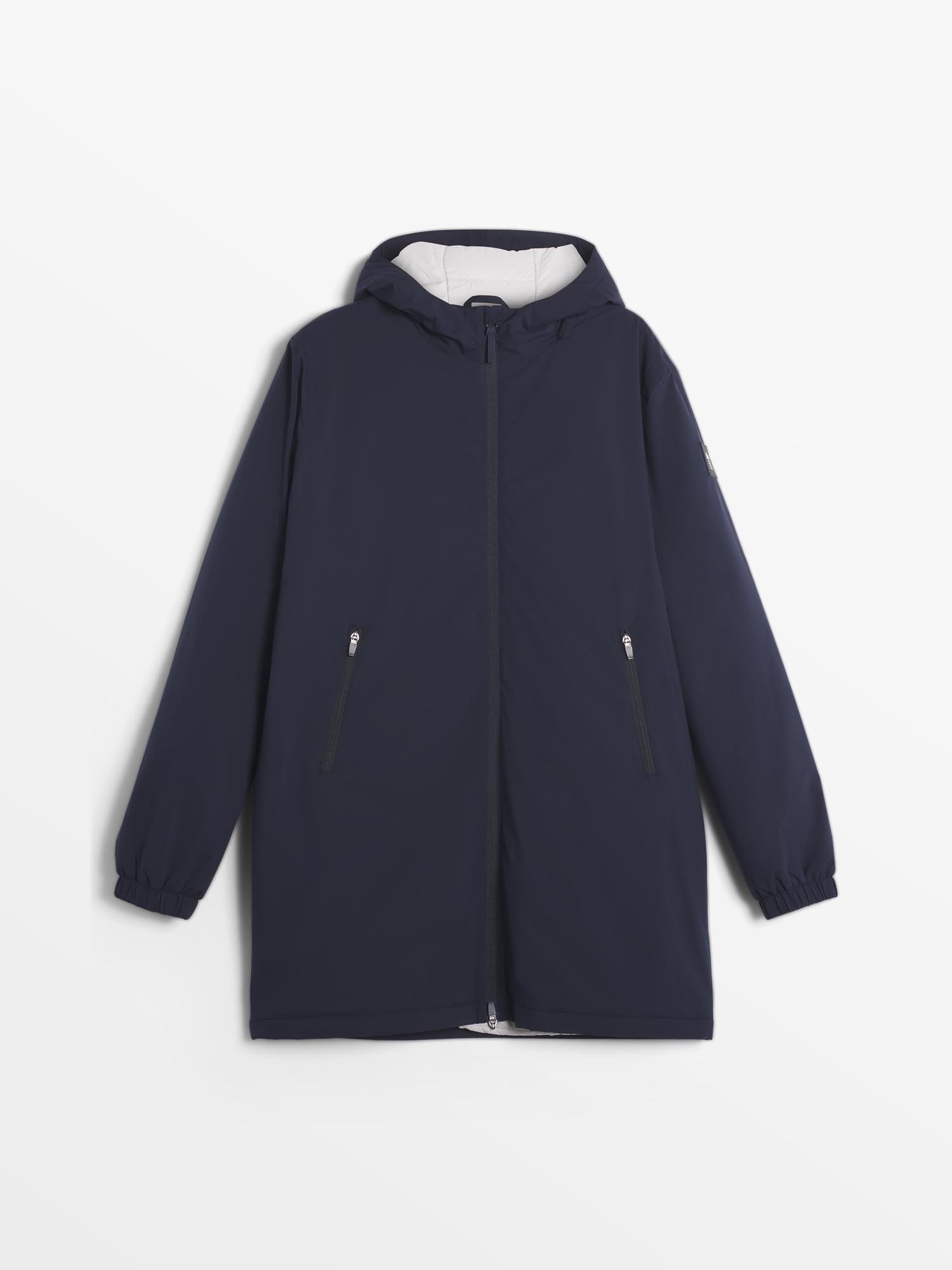 Veste Mixte Longue Chaude et Imperméable Marine