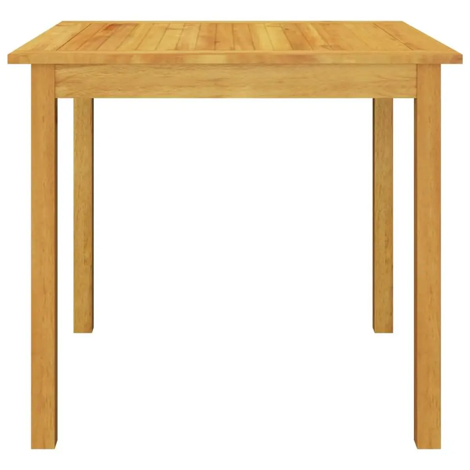 vidaXL - 5-delige Tuinset - Zwart - Poly rattan en hout - 85x85 cm