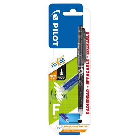 Pilot Tintenroller FriXion Point 0.5 (F) Schwarz Blister