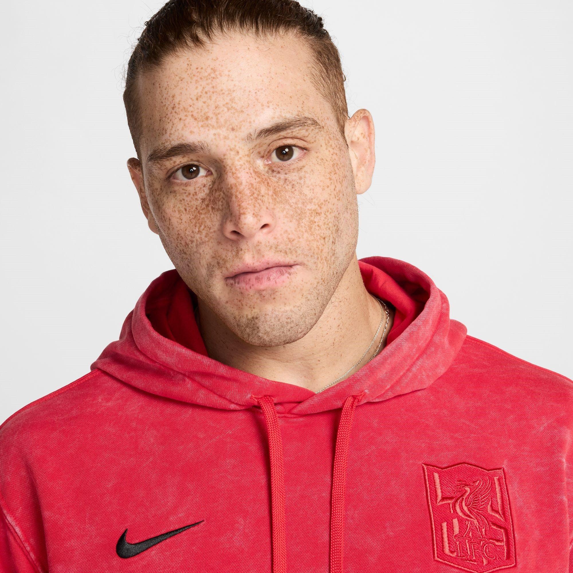 Nike Liverpool FC Club Third Men's Nike Soccer French Terry Pullover Hoodie