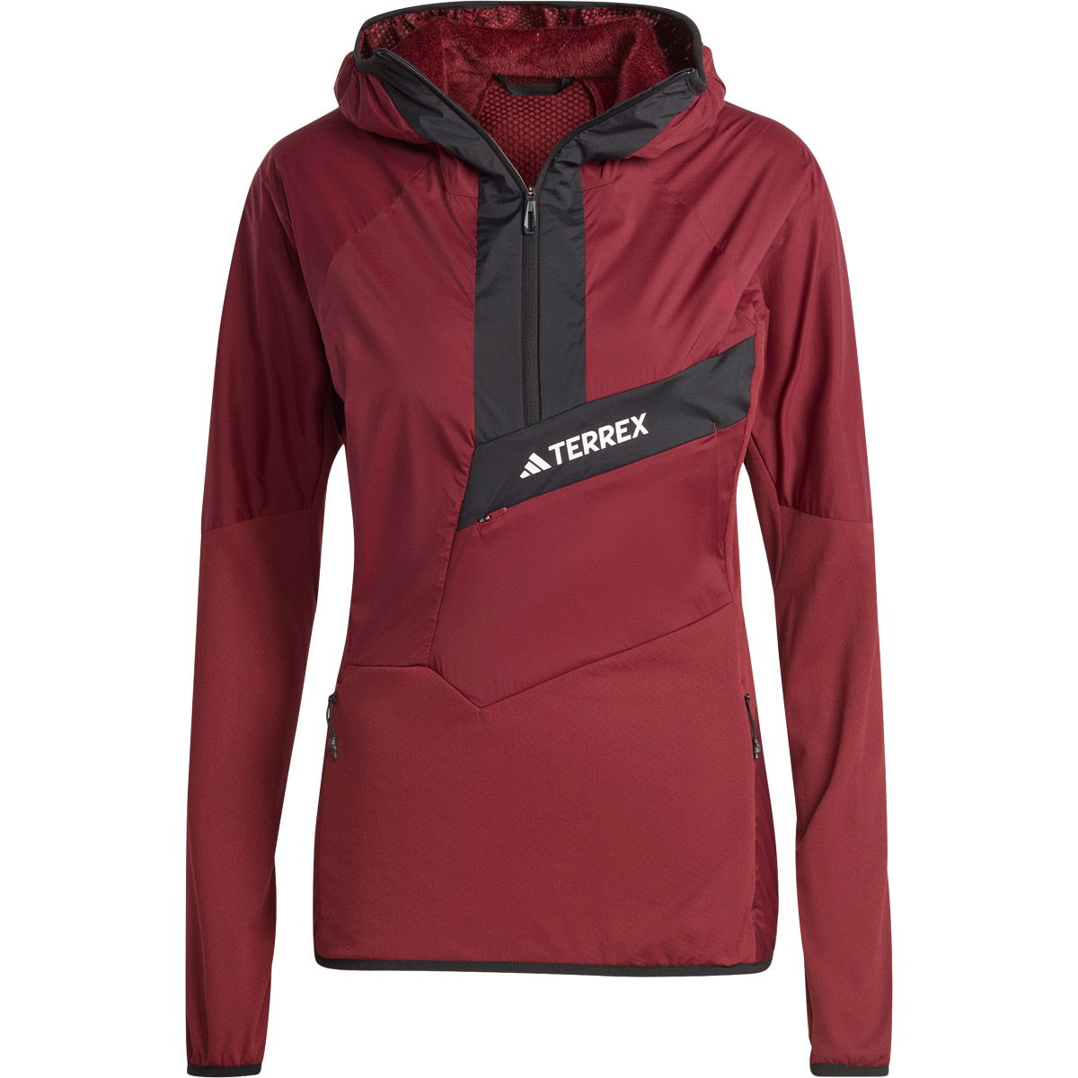 adidas Terrex Techrock Ultralight 1/2 Zip Fleece Hættetrøje Dame