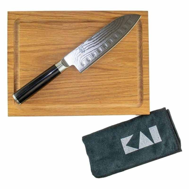 Santoku 18 cm lame alvéolée Shun Classic Kai