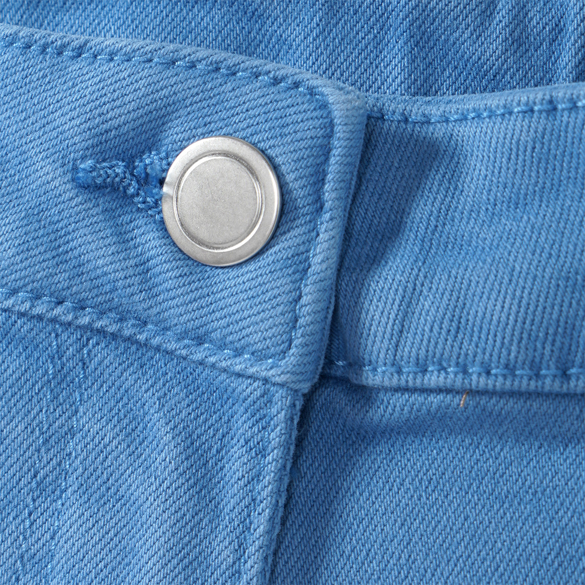 Topolino Mädchen Jeans-Shorts mit Fransen blau