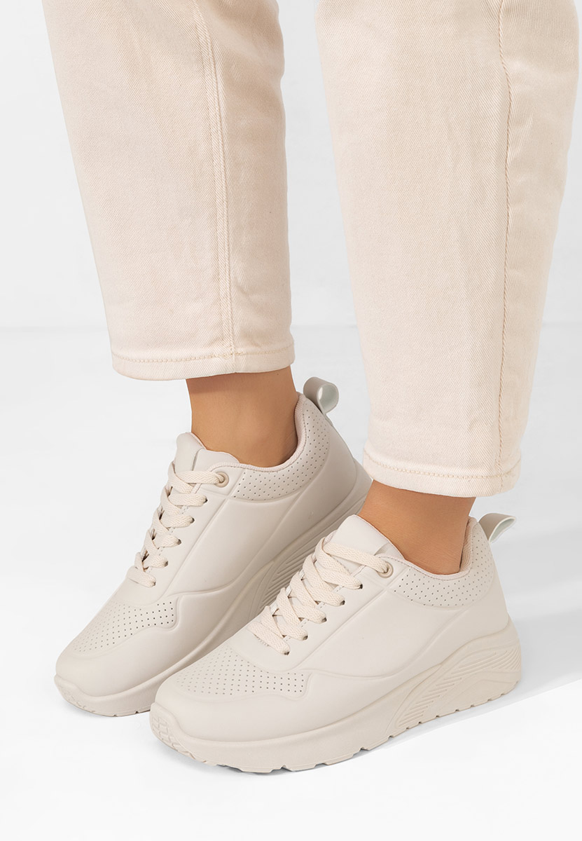 Baskets pour femme beige Madonna