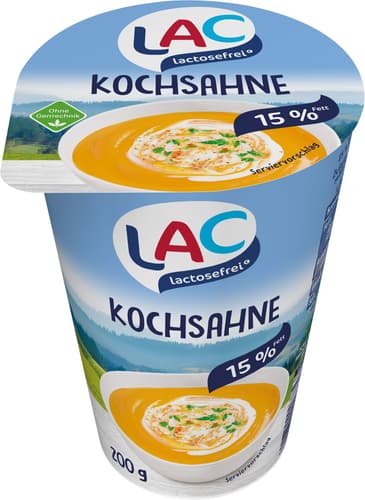 LAC Kochsahne 15% Fett laktosefrei