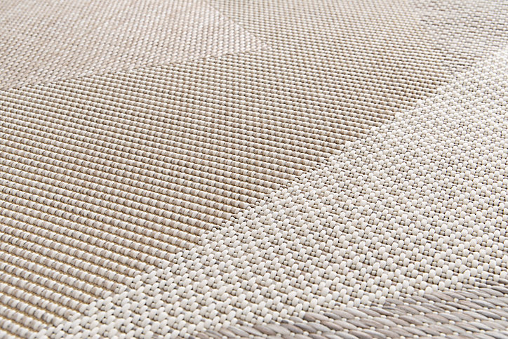 Tapis Burbridge GoodHome beige L.90 x l.60 cm