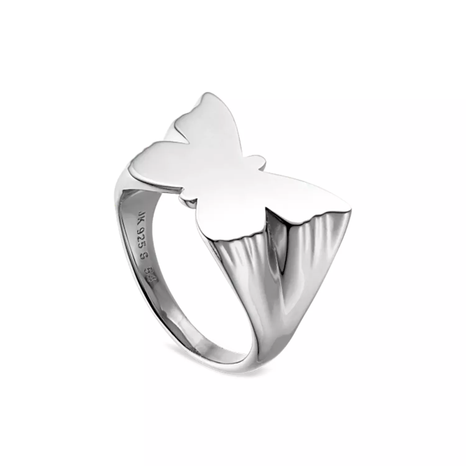 Jane Kønig Butterfly Signet Ring Sølv BSR-HS23-S