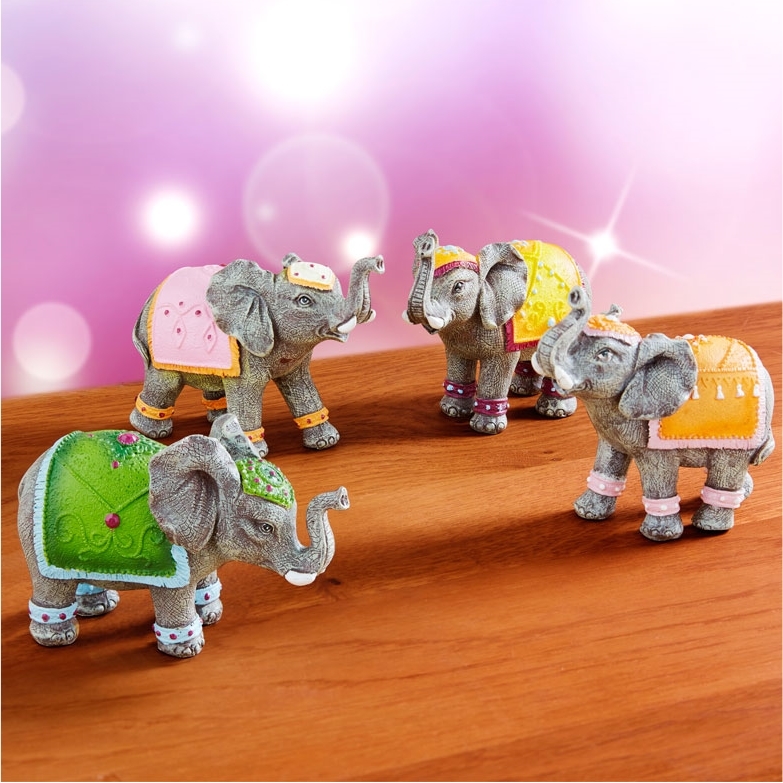 Objets déco parade des éléphants
