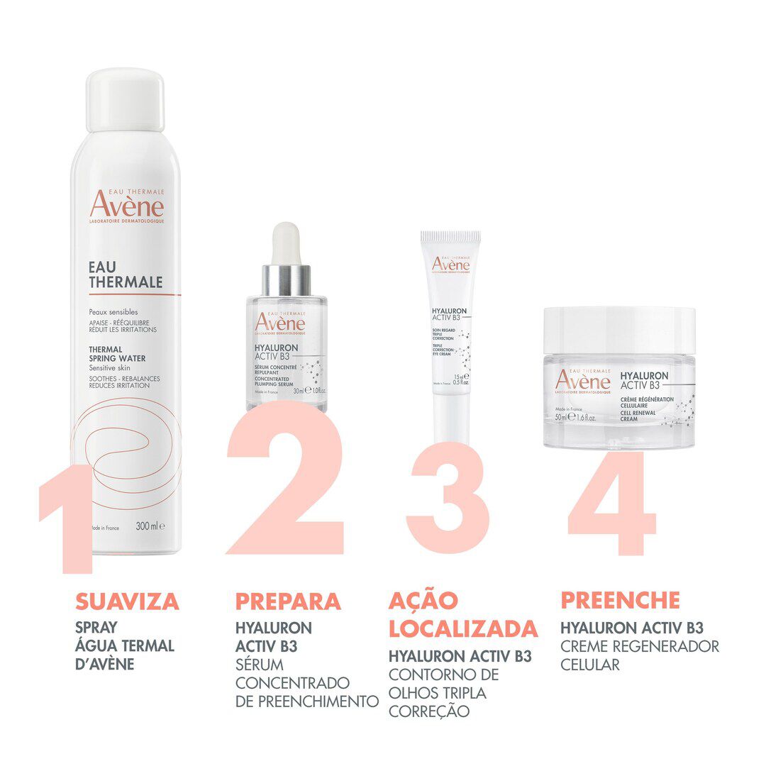 AVENE  Hyaluron Activ B3 Creme de Dia Antienvelhecimento - 50ml