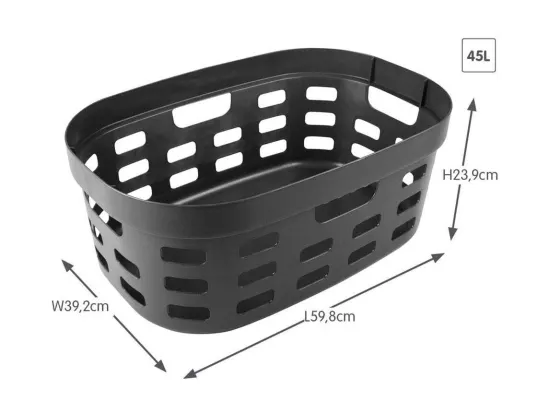 Corbeille à linge en plastique 45 L