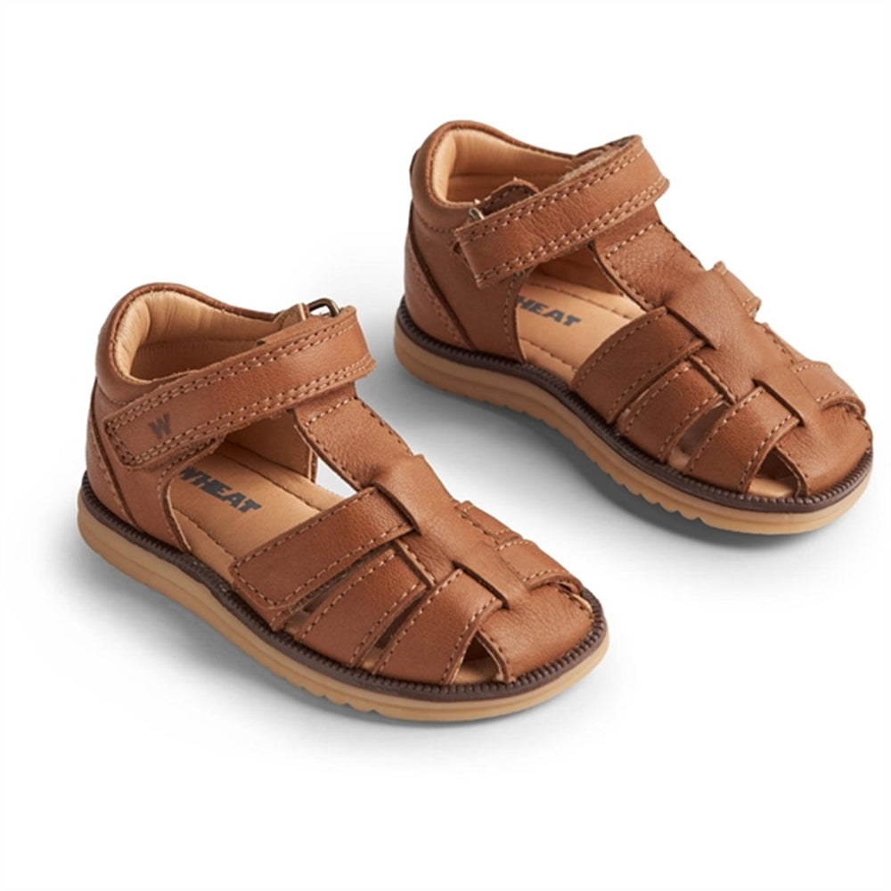 Sandal Closed Toe Sky Cognac - Wheat||Wheat Footwear → Luksusbaby.dk