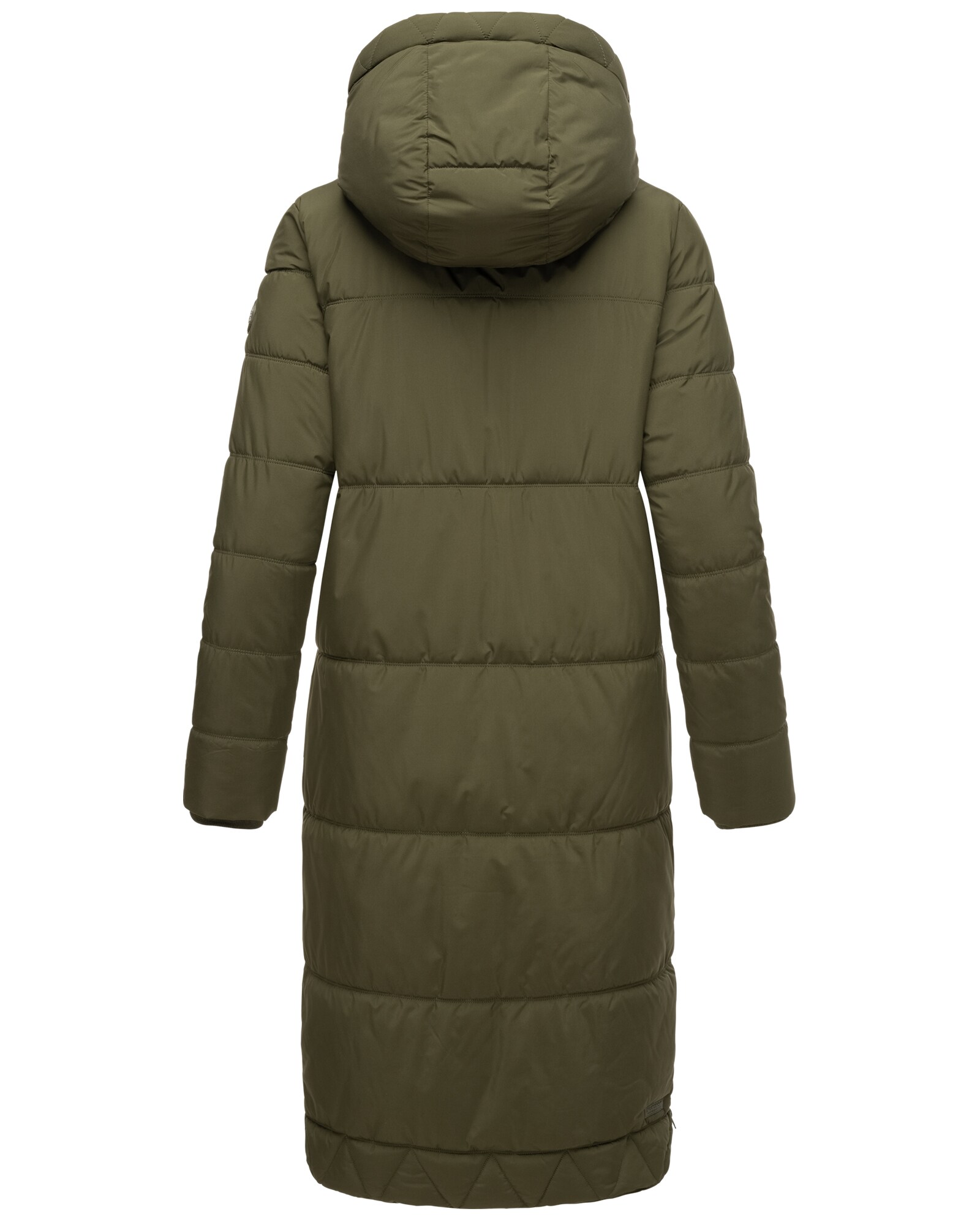 MARIKOO Damen Winter Steppmantel Stepp Jacke Mantel Parka warm mit Kapuze Soranaa