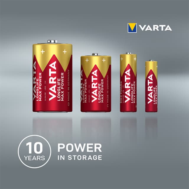 Varta Longlife Max Power 9V batteri