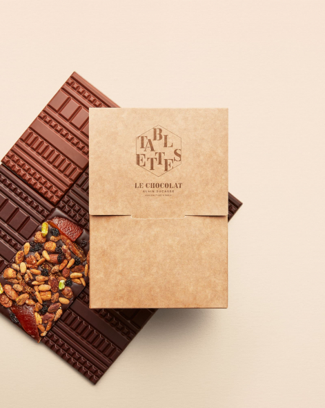 Coffret 6 Tablettes Chocolat Noir & Lait| Le Chocolat Alain Ducasse 490g