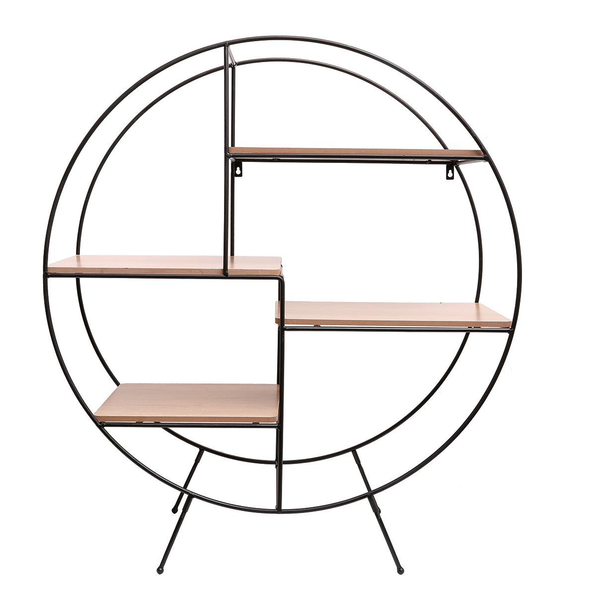 Standregal - schwarz-holzfarben - 90 cm hoch