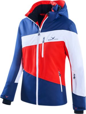 Black CreviceSkijacke - rot
