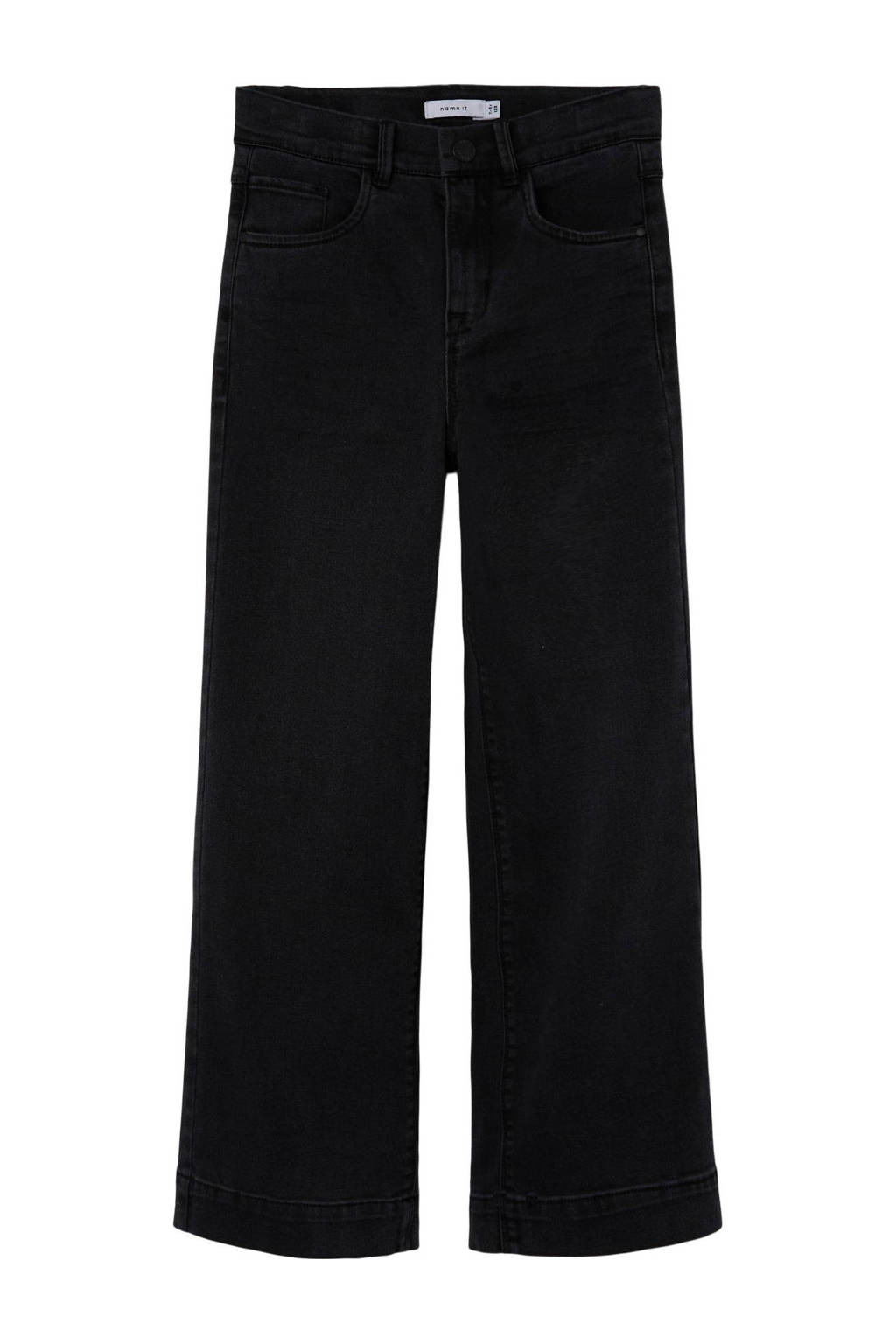 NAME IT wide leg jeans NKFROSE black denim