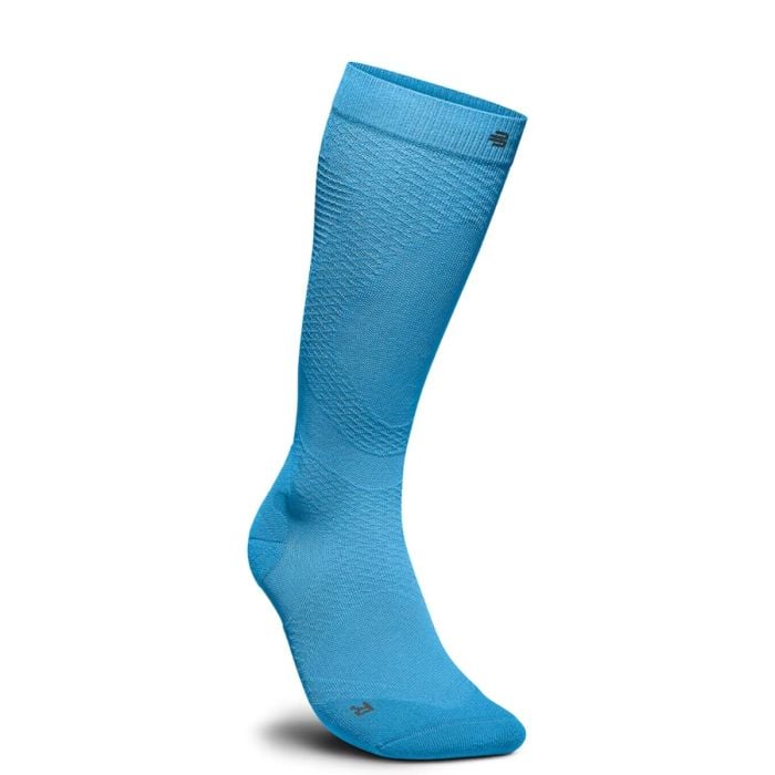 Bauerfeind Dame Strømper Ultralight Compression Socks High Cut Blå