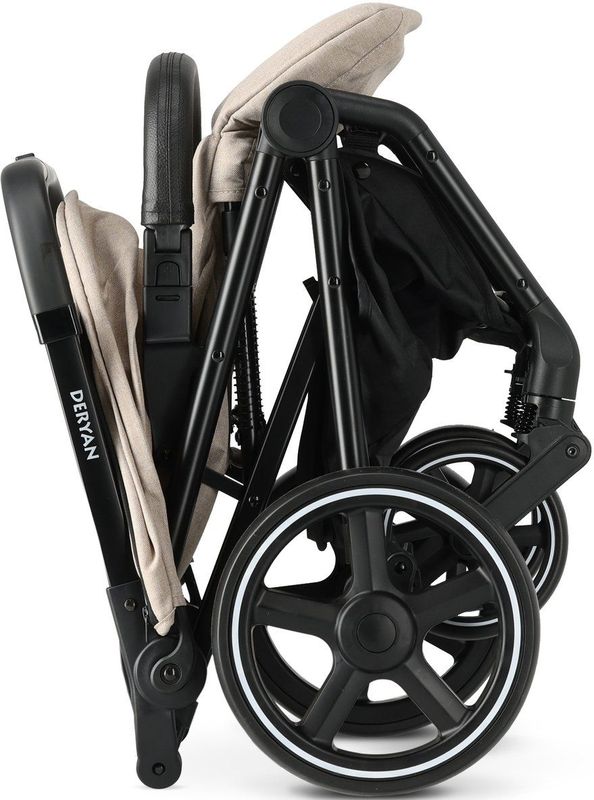 Deryan - Luxe XP Buggy XL - Compact Lichtgewicht - Nougat
