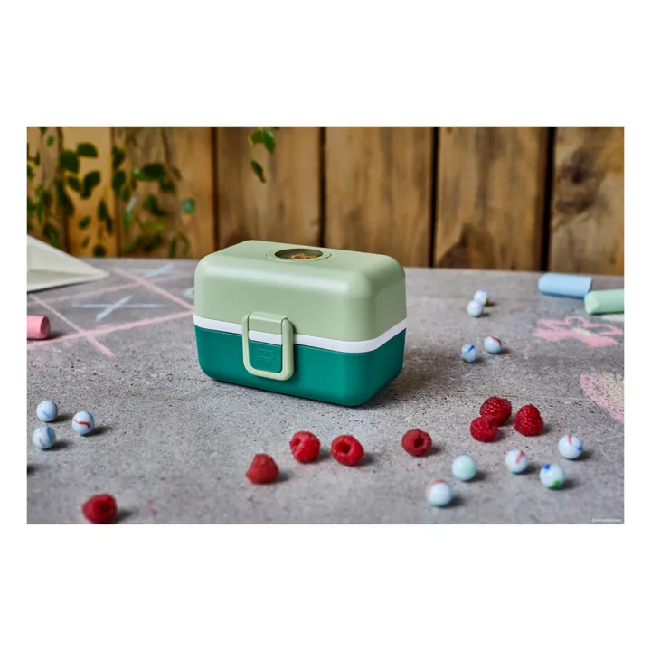 Monbento Bento enfant modulable 3 compartiments MB Tresor | Vert