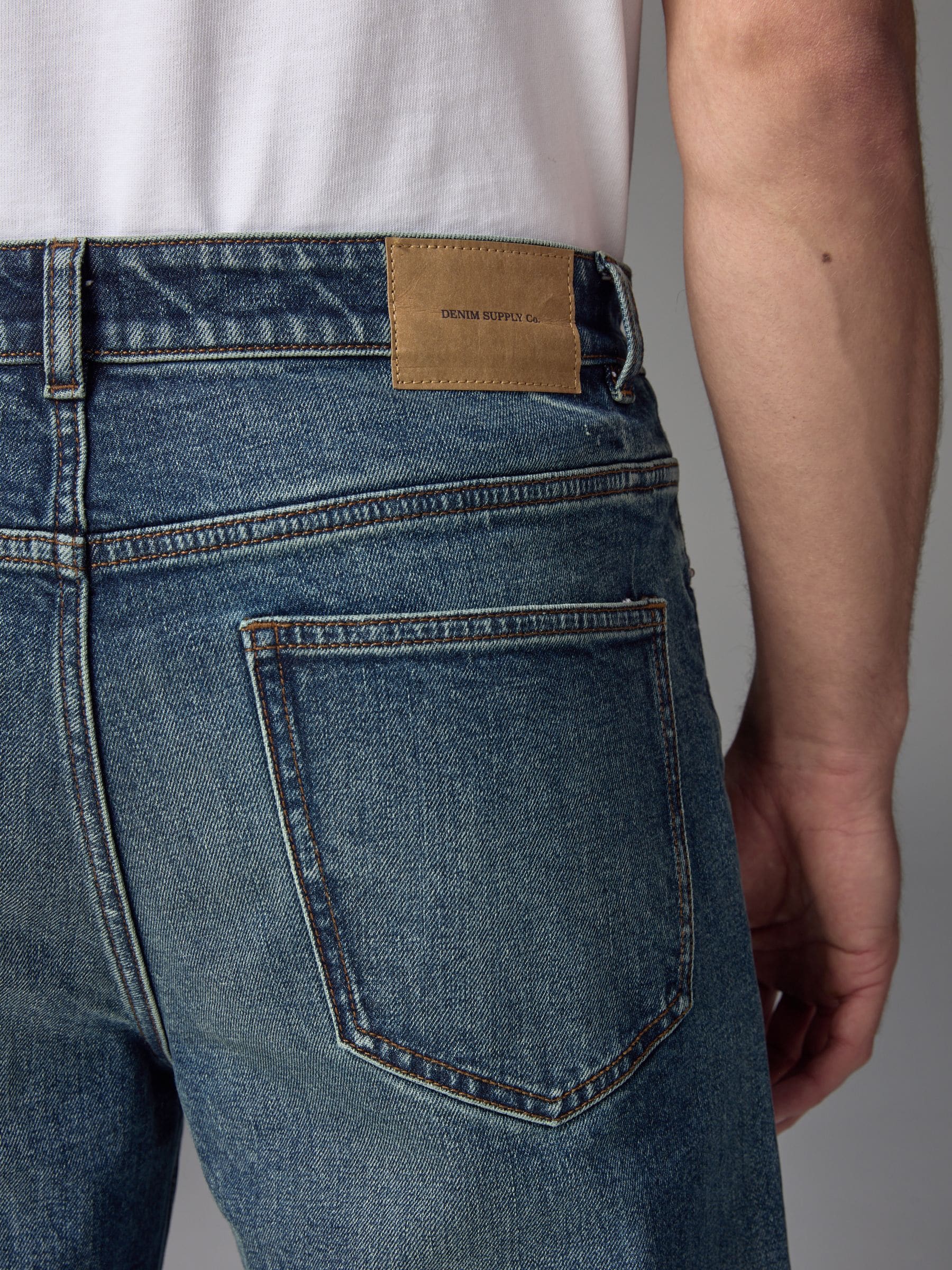 Blauw - Relaxed fit - Vintage wash denim jeans
