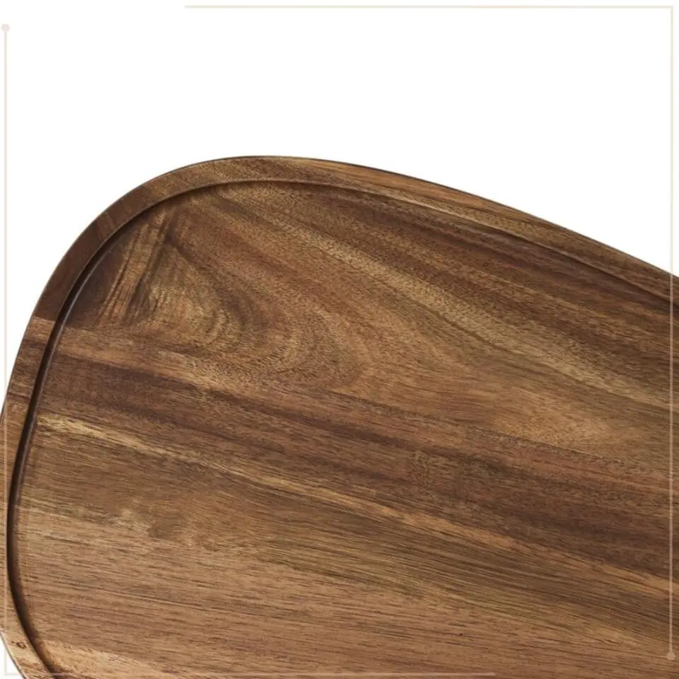 MISOU Bijzettafel Set van 2 - Bruin