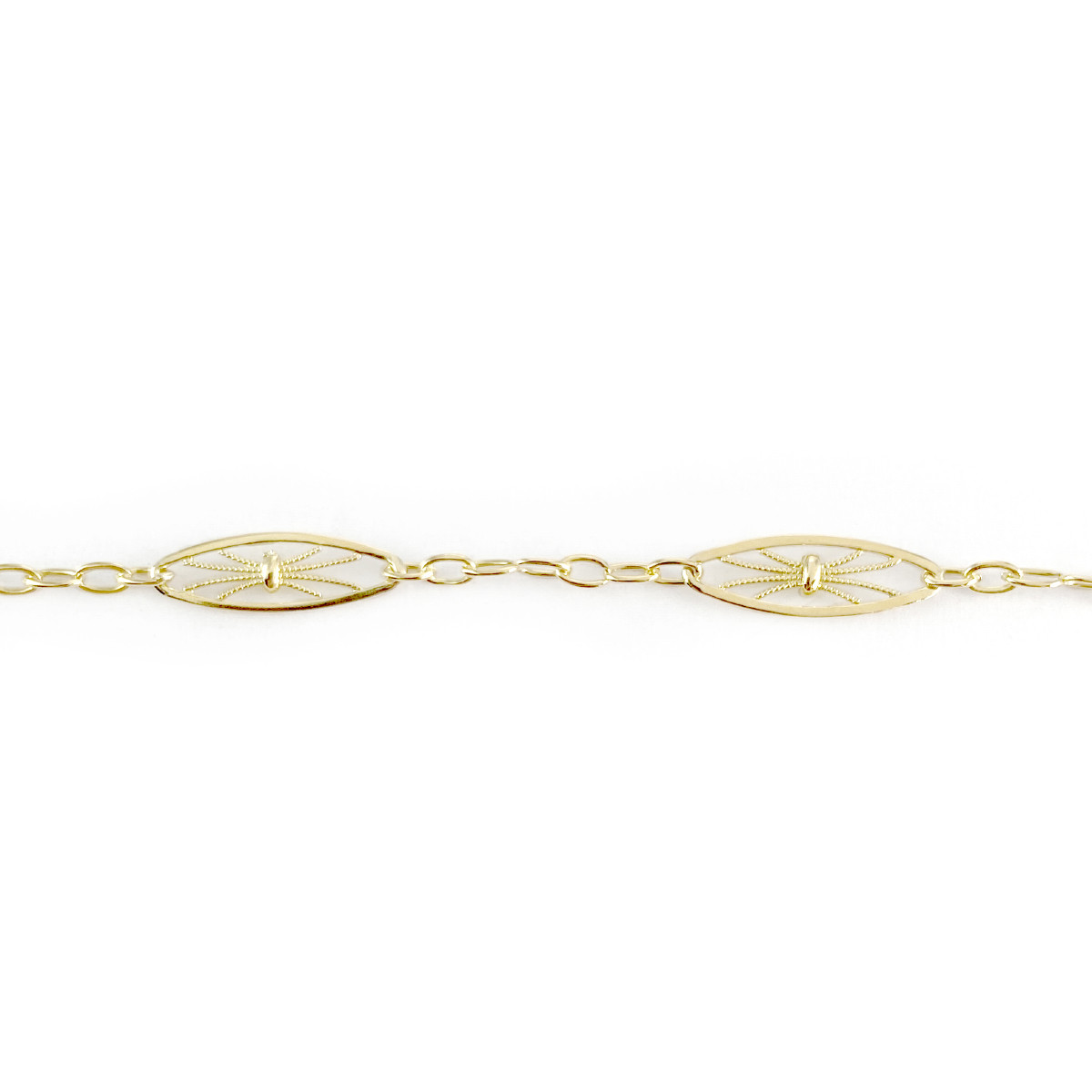 Collier d'occasion or 750 jaune 50 cm