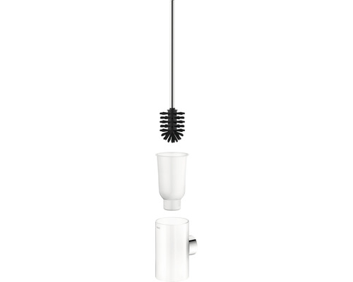 KEUCO REVA toiletborstelset, chroom/glans wit, 12864019000