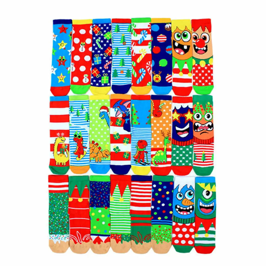 Zubehör - Adventskalender Socken-Adventskalender 30-38 multicolor