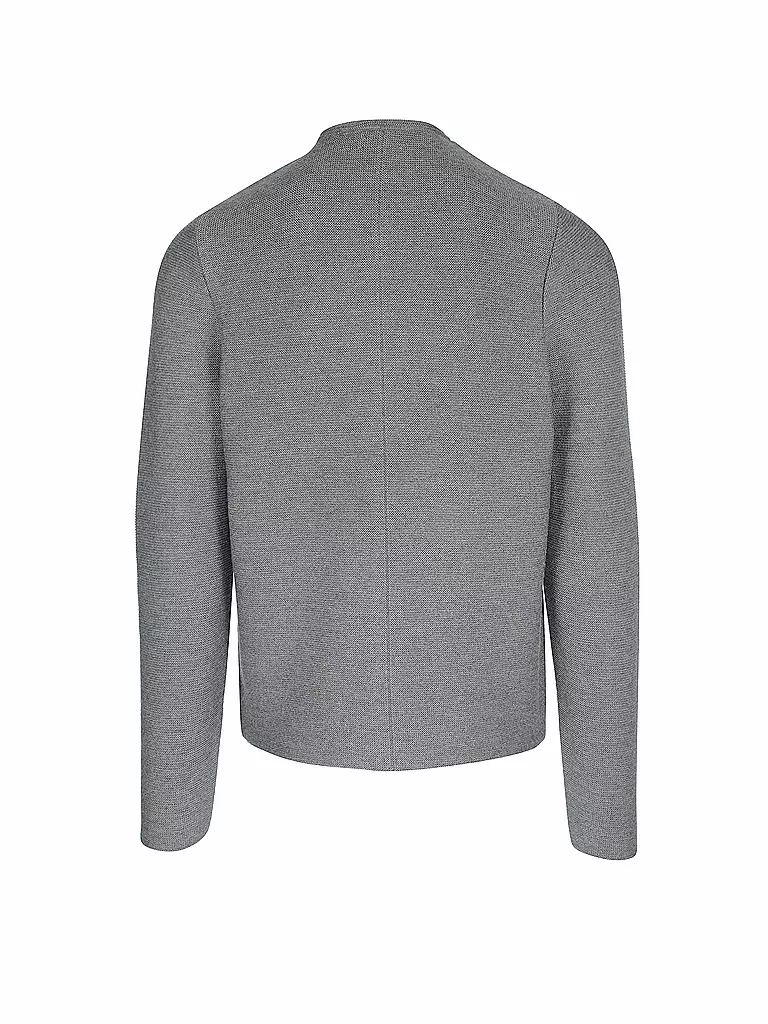 GOTTSEIDANK Trachten Strickjacke  Anselm grau