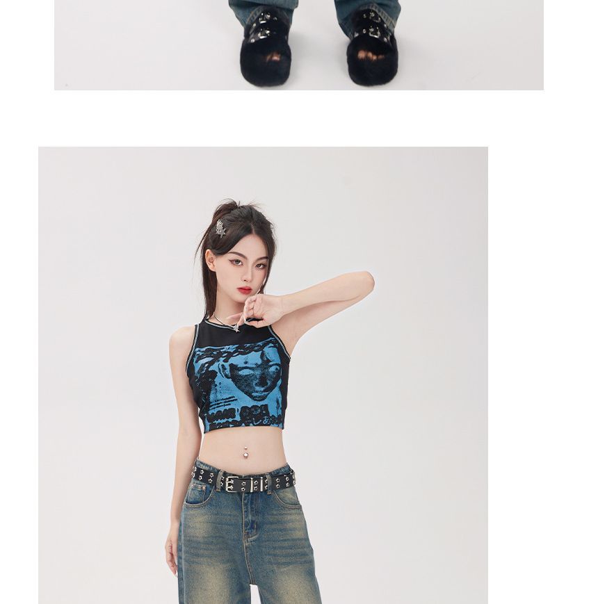 Denimot - Low Rise Washed Wide Leg Jeans (diverse designs)