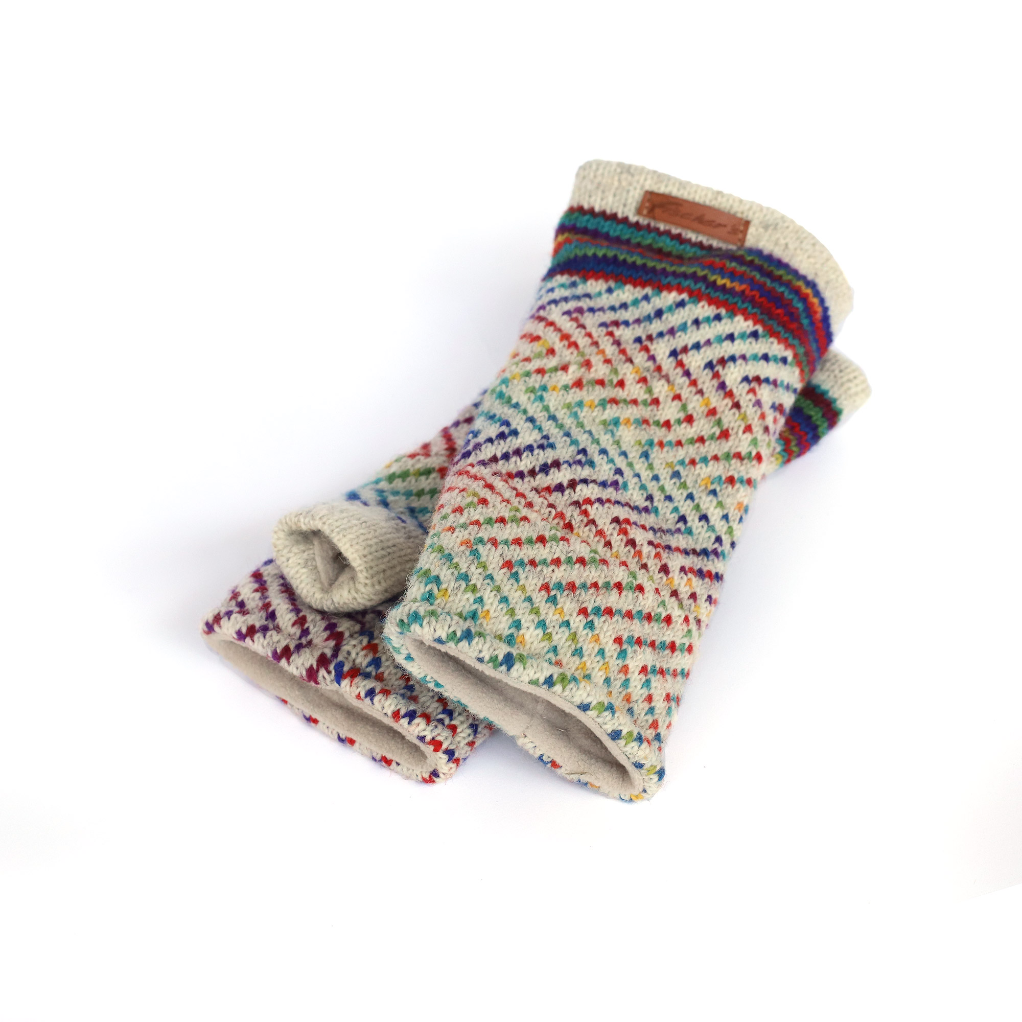 Pulswärmer 'Zickzack', multicolor günstig bestellen