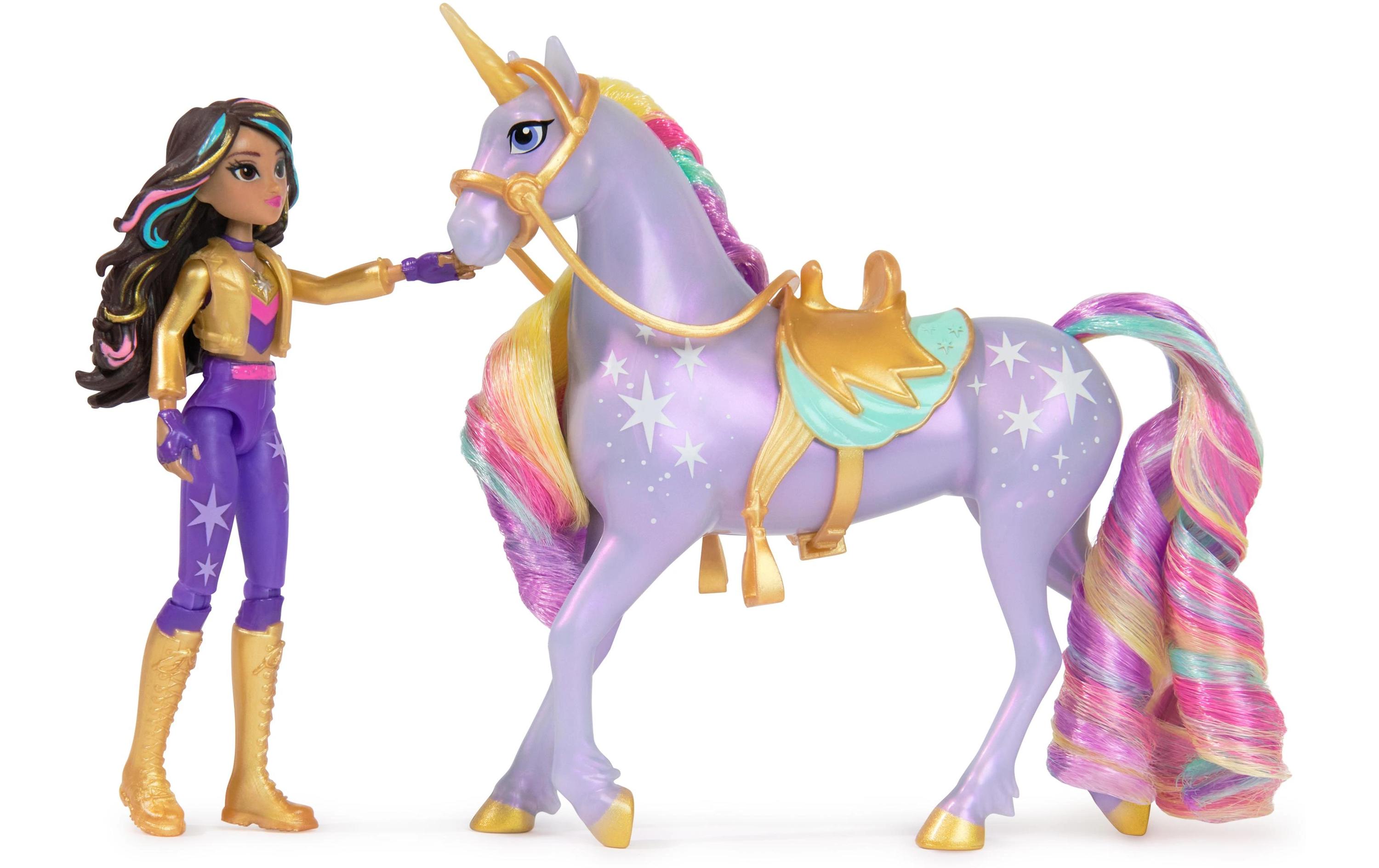 Unicorn Academy Sophia Doll & Wildstar UnicornPuppe Sophia und Einhorn Wildstar für Kinder