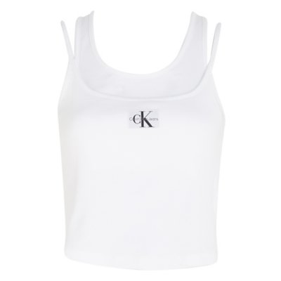 Débardeur femme Badge Rib Double Layer CALVIN KLEIN