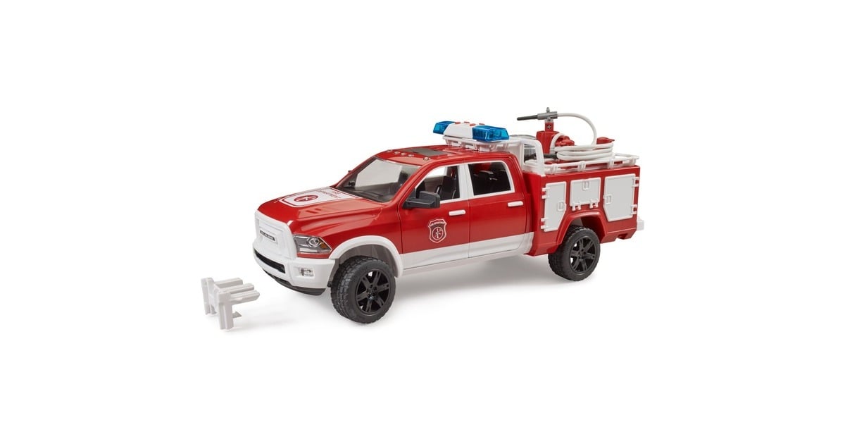 bruderRAM 2500 brandweerwagen met licht en geluid Modelvoertuig  (02544)
