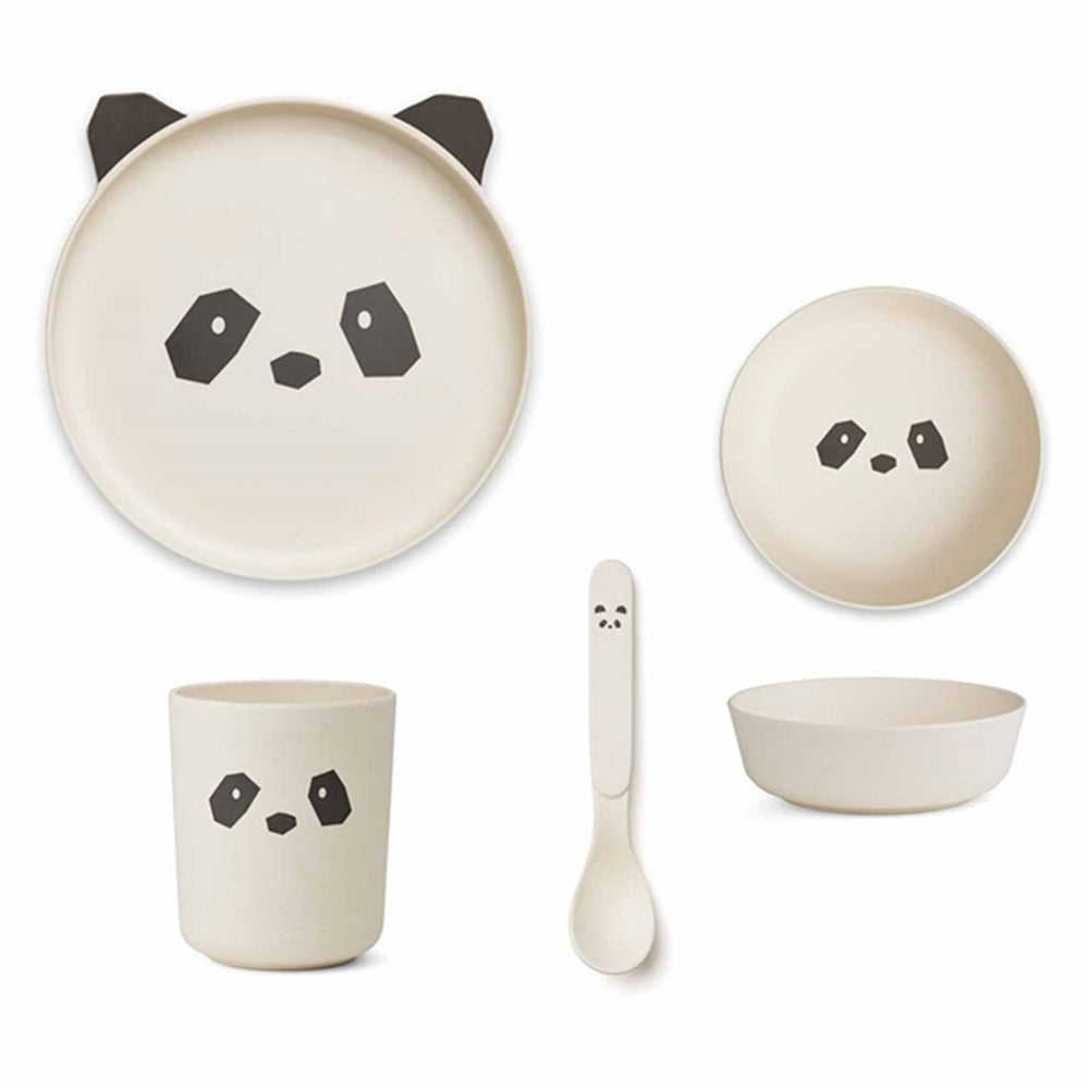 Brody Junior Sæt Panda Creme De La Creme - LieWood