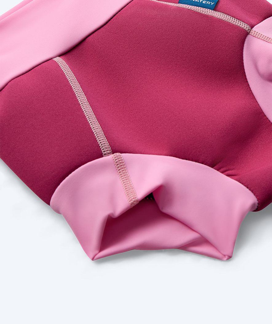 Watery blebadebukser til børn - Neoprene Swim Nappy - Atlantic Pink