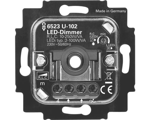 Busch-Jaeger 6523 U-102 LED Busch Draaidimmer Inzetstuk 2-100W