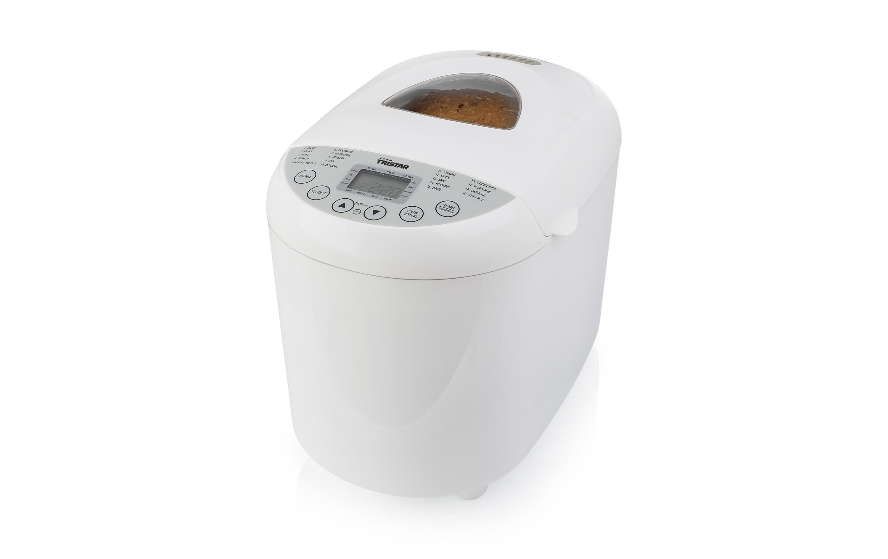 Brotbackmaschine BM-4586 Weiss<br>Für Brote mit bis zu 1000 g Gewicht