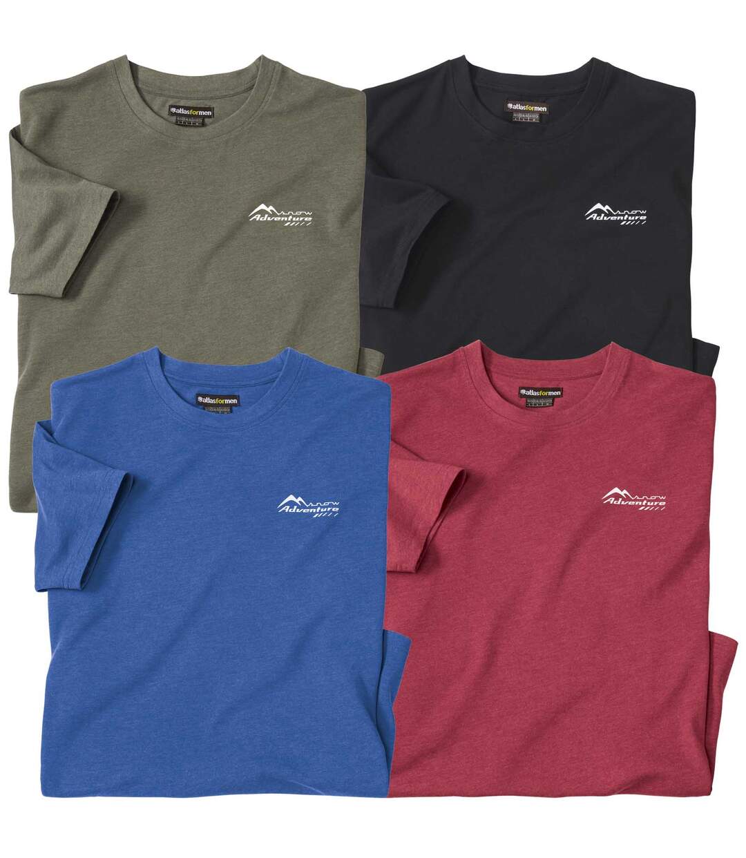 Lot de 4 Tee-Shirts Snow Adventure