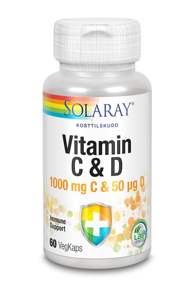 Solaray Vitamin C og D